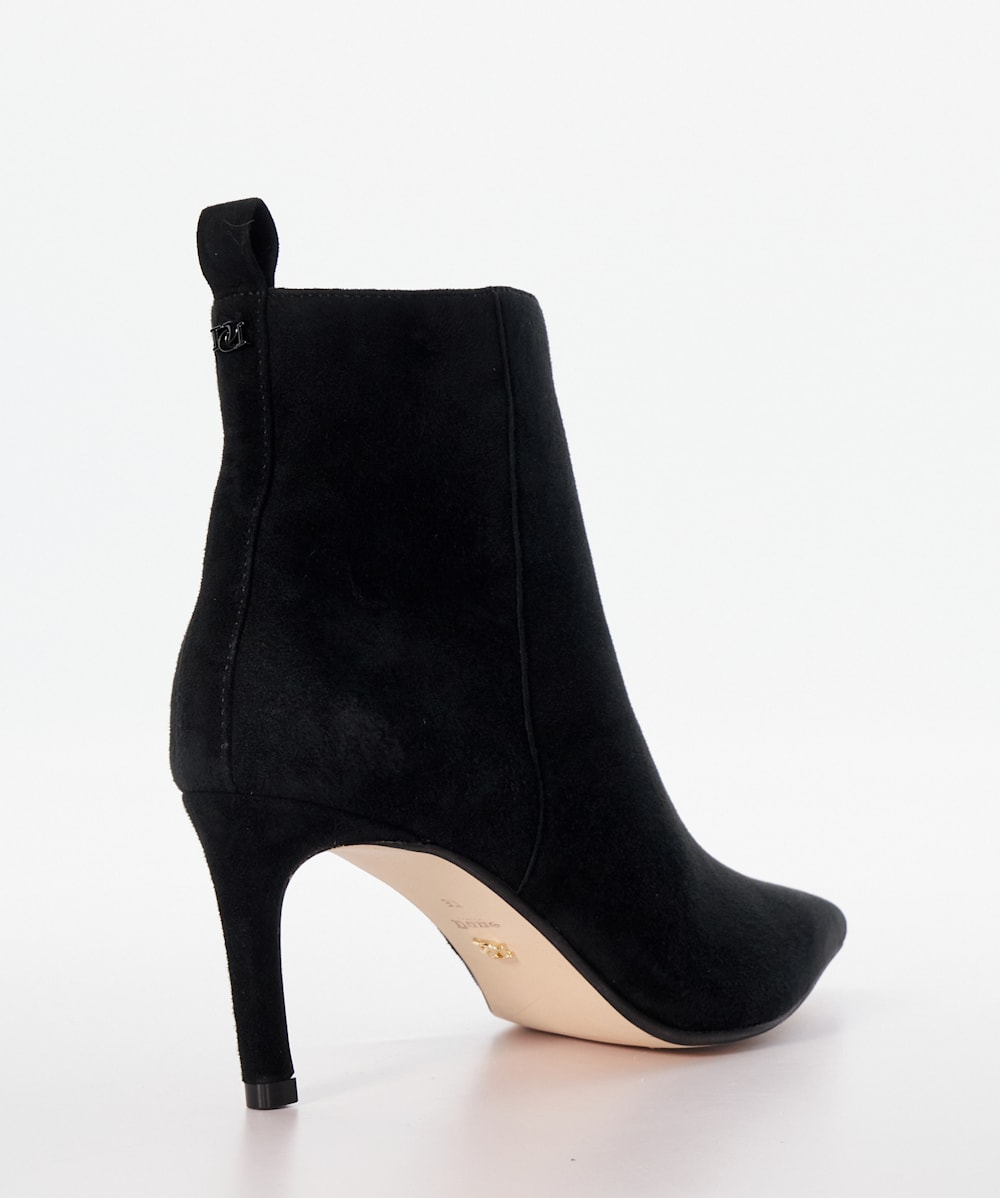 Black high heel ankle boots top